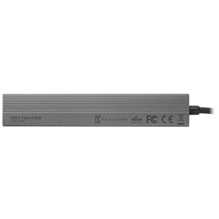 Концентратор Vention OTG USB 3.2 Gen 2 Type-C на 4 USB порта + USB-C PD Серый - 0.15м.