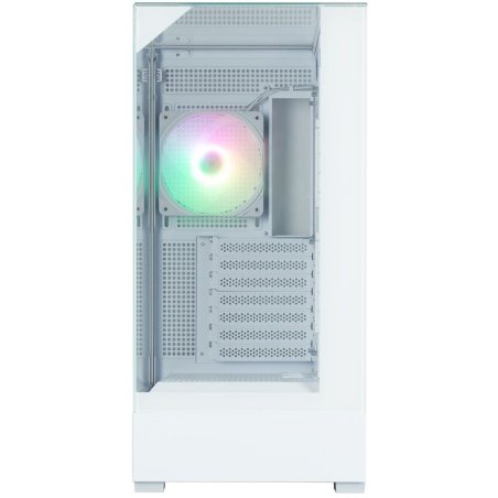 Компьютерный корпус ZALMAN P40 Prism Plus, ATX, белый, WINDOW, 3xCombo (3.5'' or 2.5"), 1xUSB TYPE-C, 2xUSB 3.0, SIDE 3x120мм ARGb, REAR 1x120мм ARGb
