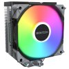 Устройство охлаждения(кулер) Montech NX400 ARGb Soc-AM5/AM4/1200/1700/1851 черный 4-pin 34.17dB Al+Cu 220W Ret (NX400ARGbBK)