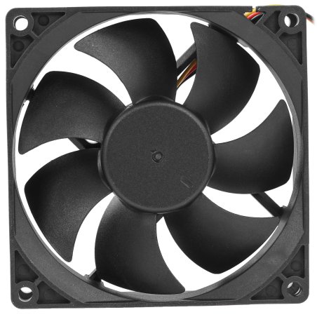 Вентилятор для корпуса 5bites FB9225S-12L3 черный, 92 x 92 x 25 мм, пластик, 1800 об/мин, 23 дБ, 3 pin