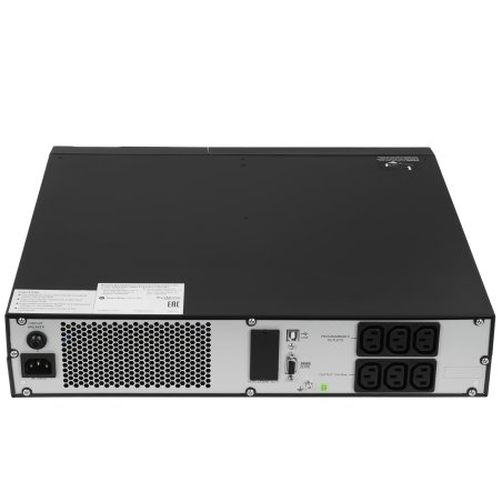 Источник бесперебойного питания Systeme Electriс Smart-Save Online SRV, 1000VA/900W, On-Line, Rack 2U(Tower convertible), LCD, Out: 6xC13, SNMP Intelligent Slot, USB, RS-232