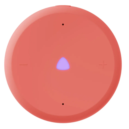 Умная колонка Yandex Станция Лайт 2 без часов Алиса coral 6W 1.0 BT/Wi-Fi 10м (YNDX-00028ORG)