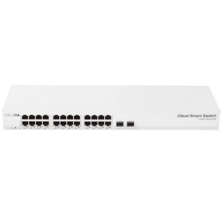 Коммутатор MikroTik CSS326-24G-2S+RM 24х Gigabit RJ45, 2х SFP+