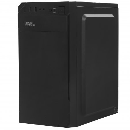 Компьютерный корпус KingPrice KPCC-MN209 черный без БП mATX 1x80мм 2x120мм 2xUSB 2.0 audio