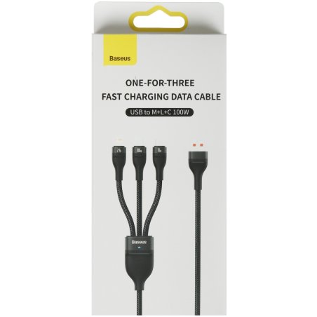 Кабель Baseus Flash Series II 1.2m Black (CASS030001)