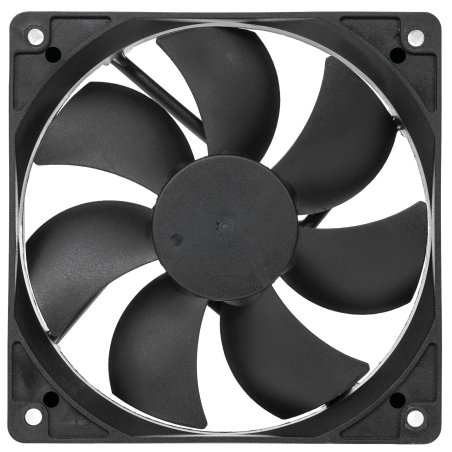 Вентилятор для корпуса Rexant RХ 12025MS 12 VDC черный, 120 мм, 2200 об/мин, 35 дБ, 2 pin