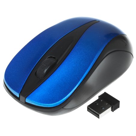 Мышь беспроводная Oklick 675MW черный/красный, 800 dpi, радиоканал, USB, кнопки - 3