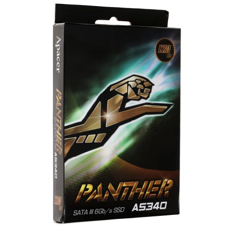 Накопитель SSD Apacer AS340 Panther, 120Gb, 2.5", SATA III, R/W 550/500