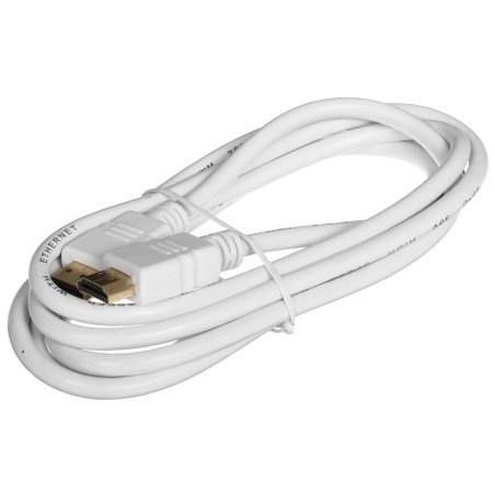 Кабель Cablexpert HDMI CC-HDMI4-W-6, 19M/19M, v2.0, медь, позол.разъемы, экран, 1.8м, белый, пакет