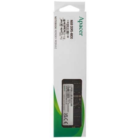 Оперативная память Apacer, DDR5, 16GB (1x16GB), 4800MHz, CL40, SO-DIMM