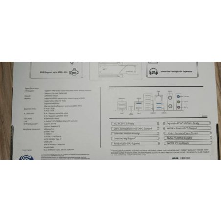 Материнская плата Sapphire B850M PURE WIFI B850, AM5, 4*DDR5, 2*PCIEx16, 2*M.2, 2*TypeC, 3*USB3.2Gen2, 2*USB3.2Gen1, 6*USB2.0, 4*SATA3.0, 2.5G, DP, HDMI, M-ATX, RTL