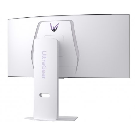 Монитор 39" LG UltraGear 39GX90SA-W OLED 3440x1440, 240 Гц, 0.03 мс, 21:9, 1300 кд/м² (пиковая), 2×HDMI 2.1, DP 1.4, USB-C (65 Вт PD), 3.5 Jack, динамики (2×7 Вт), DisplayHDR True Black 400, FreeSync Premium, G-Sync Compatible, изогнутый (800R), белый