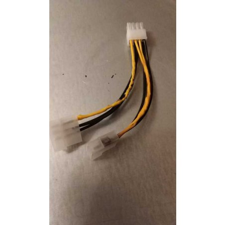 Разветвитель питания Gembird CC-PSU-81, 2хMolex->PCI-Express 8pin, для подключения в/к PCI-Е (8pin) к б/п ATX