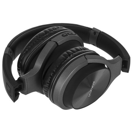 Беспроводные полноразмерные наушники Maxvi MHF-203BT черные, Bluetooth 5.3\FM\MP3\300мАч\микрофон