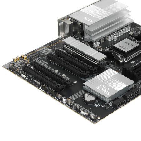 Материнская плата MSI PRO B840-P WIFI, Socket AM5, AMD B840, 4xDDR5, 4xSATA, 2xM.2, 1xPCI-E 4.0 x16, 1xPCI-E 3.0 x4, 3xPCI-E 3.0 x1, 1xHDMI, 1x 2.5Gb LAN, 4xUSB-A 2.0, 2xUSB-A 5Gbps, 1xUSB-C 5Gbps, 1xUSB-A 10Gbps, 1xUSB-C 10Gbps, 3x3.5 мм, 7.1, ATX