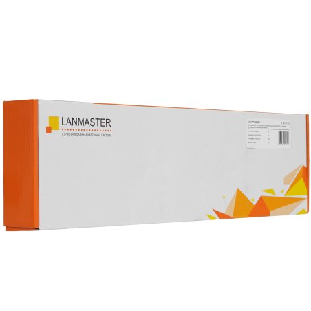 Патч-панель Lanmaster LAN-PPN24U5E 19" 1U 24xRJ45 кат.5E UTP