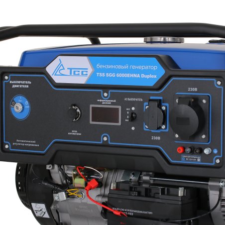 Электрогенератор бензиновый ТСС SGG 6000EHNA Duplex, 6.5 кВт, 74 дБ, 85 кг