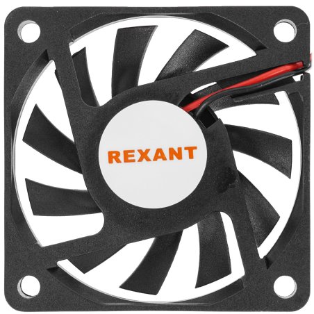 Вентилятор для корпуса Rexant RX 6010MS 12VDC черный, 60 мм, 4000 об/мин, 32 дБ, 2 pin
