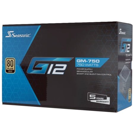 Блок питания Seasonic ATX 750W G12 GM-750 80 PLUS gold (20+4pin) APFC 120мм fan 6xSATA RTL