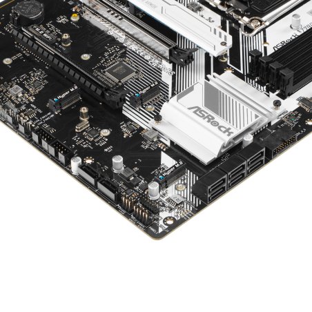 Материнская плата ASRock B760 Pro RS/D4, LGA 1700, Intel B760, 4xDDR4, 4xSATA, 3xM.2, 1xPCI-E 4.0 x16, 1xPCI-E 4.0 x4, 1xPCI-E 3.0 x1, 1xDP, 1xHDMI, 1x 2.5Gb LAN, 2xUSB 2.0, 5xUSB 3.2 Gen 1, 3x3.5 мм, 7.1, Standard-ATX