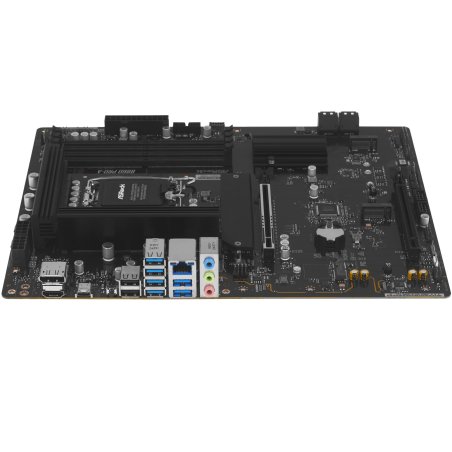 Материнская плата ASRock B860 Pro-A, LGA 1851, Intel B860, 4xDDR5, 4xSATA, 3xM.2, 1xPCIe 5.0 x16, 1xPCIe 4.0 x4, 1xDisplayPort, 1xHDMI, 1x 2.5Gb LAN, 6xUSB 3.2 Gen 1, 2xUSB 2.0, 1xUSB 3.2 Gen 2x2 (Type-C), 3x3.5 мм, 7.1, ATX