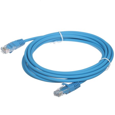 Патч-корд Suprlan 10-0149 UTP RJ-45 вил.-вилка RJ-45 кат.5E 3м синий LSZH 24AWG