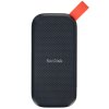 Внешний SSD SanDisk Portable, 2TB, USB 3.2 Gen 2 Type-C, R/W 800/-, черный