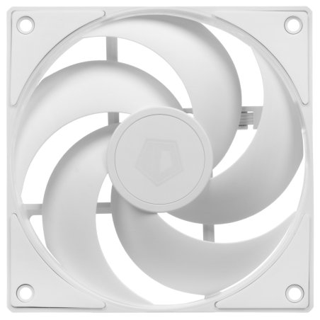 Вентилятор для корпуса ID-COOLING AS-120-W белый, 120 мм, 2000 об/мин, 27.2 дБ, 4 pin
