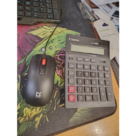 Мышь проводная Defender Omega MB-522 черный, 1600 dpi, USB, кнопки - 4