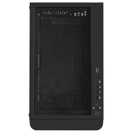 Компьютерный корпус Miditower ExeGate EVO-9202-NPX500 (ATX, БП 500NPX с вент. 12 см, с окном, 1*USB+1*USB 3.0, аудио, 3 вент. 12см с RGb подсветкой)