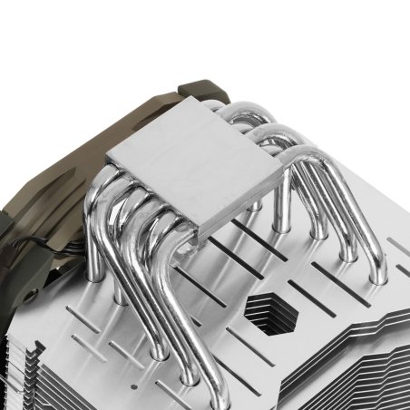 Кулер для процессора Thermalright Assassin Spirit 120 V2 серебристый/черный/серый (4-pin PWM, 154мм, Al/Cu, 4x6мм, 1x120мм, 66.17CFM, 25.6dBA, 1500RPM, S: 1851/1700/1200/115X, AM5/AM4)