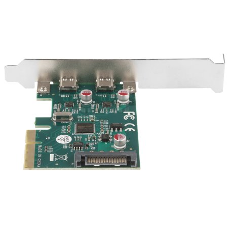 Контроллер ExeGate EXE-313 PCI-Ex4, 2*USB3.1 Type-C ext, разъем доп.питания (OEM)