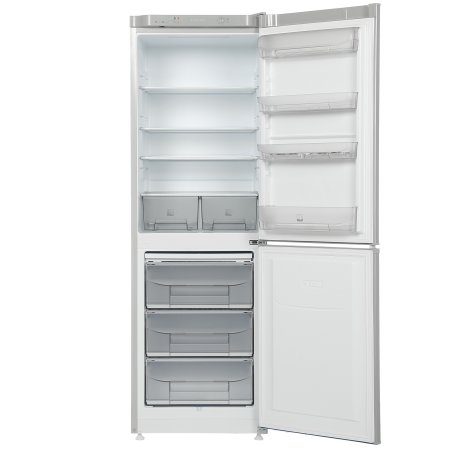 Холодильник Pozis RK-139 серебристый металлик глянц. двухкамерный 205/130л морозилка снизу