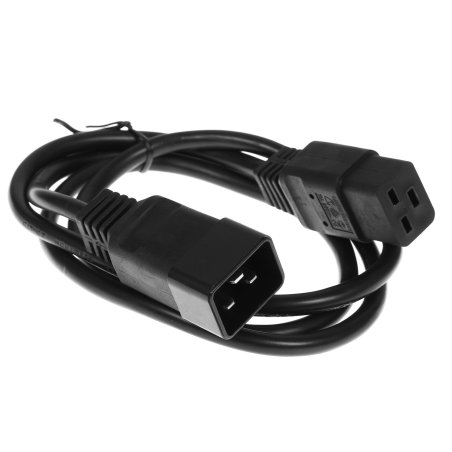 Кабель питания для UPC Gembird/Cablexpert, 1.5м, С19 - C20, 16А, черный, с заземлением(PC-189-C19)