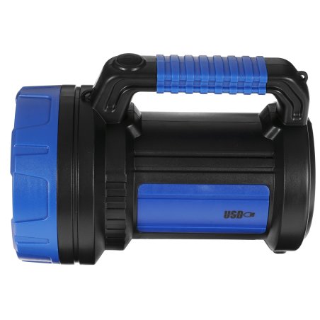 Фонарь светодиодный аккум. KOSMOS premium 7W LED зарядное устройство 220/12В USB зарядка телефона Космос KOSACCU9107WUSB