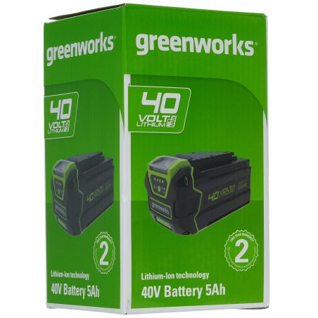 Батарея аккумуляторная Greenworks 2927207 40В 5А·ч Li-Ion