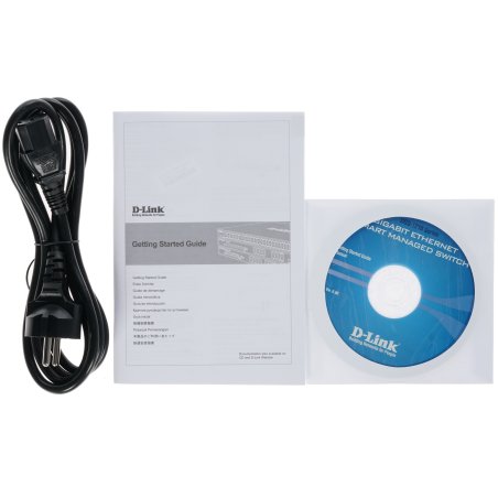 Коммутатор DGS-1210-28P/F5A Настраиваемый L2 PoE-коммутатор, 24x1000Base-T, 4хCombo 1000Base-T/SFP