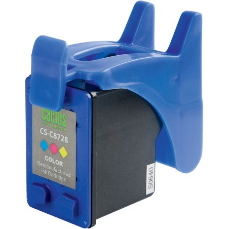 Картридж струйный Cactus CS-C8728 №28 многоцветный (18 мл) для HP DeskJet 3320, 3420, 3520, 3535, 3550, 3645, 3650, 3740, 3840, 5150, Fax 1240, OfficeJet 4105, 4110, 4211, 4251, 5500, 5510, PSC 1110, 1200, 1210, 1310, 1340, 1350