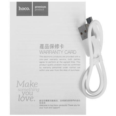 Портативный аккумулятор Hoco J100 High-ranking 10000mAh 2.1A 2xUSB-A белый (J100 HIGH-RANKING WHITE)