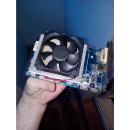 Вентилятор для корпуса Gembird FANPS черный, 80 мм, 2600 об/мин, 27 дБ, 2 pin