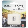 Флеш карта microSD 32Gb Kingston microSDНC Class 10 A1 UHS-I Endurance 95R/30W Card Only