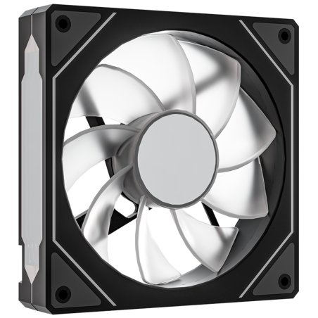 Вентилятор для корпуса Formula Floe 12WH ARPW Reverse ARGb белый, 120 мм, 1500 об/мин, 20.15 дБ, 4 pin