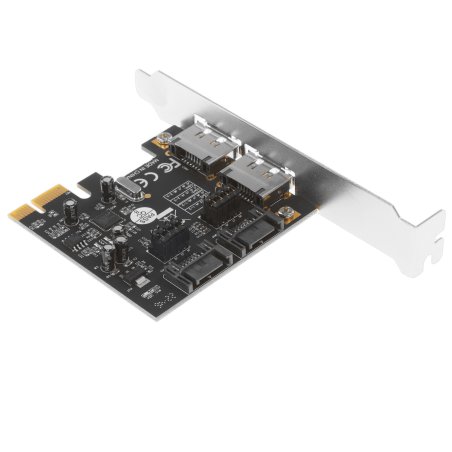 Контроллер ExeGate EXE-501 PCI-E 2.0, SATA3 6Gb/s, 2 int+2 ext (OEM)