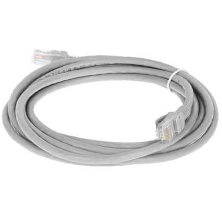 Патч-корд ExeGate UTP-RJ45-RJ45-C6-CU-3M-GY, UTP, cat.6, 3м, медь, серый