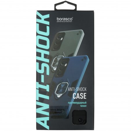 Чехол (клип-кейс) BoraSCO для Infinix Smart 7 черный