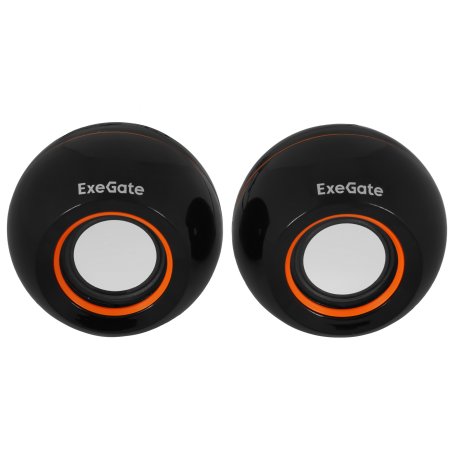 Акустическая система 2.0 ExeGate EX287053RUS Disco 180 (питание USB, 2х3Вт (6Вт RMS), 100-20000Гц, черный)