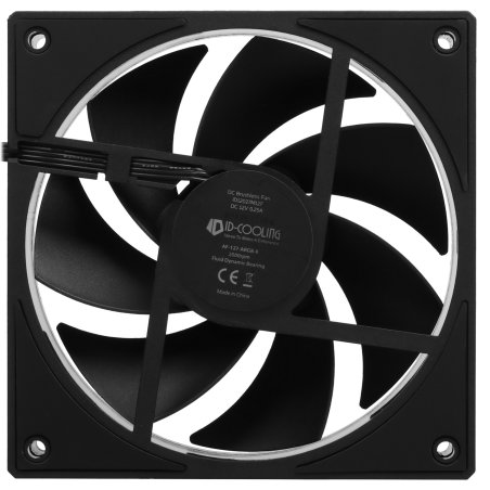 Вентилятор для корпуса ID-Cooling AF-127-ARGb-K черный, 120 мм, 2000 об/мин, 29.9 дБ, 4 pin