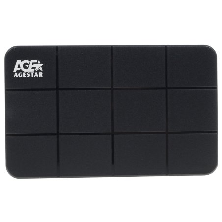 Внешний корпус для HDD AgeStar SUB2A8 SATA пластик/сталь черный 2.5"