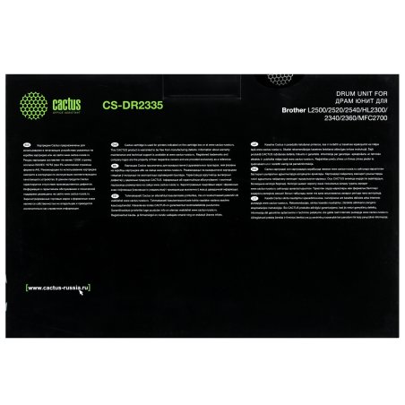 Фотобарабан (Drum) Cactus CS-DR2335 ч/б.печ.:12000стр для DCP L2500/ L2520; HL L2300/ L2340