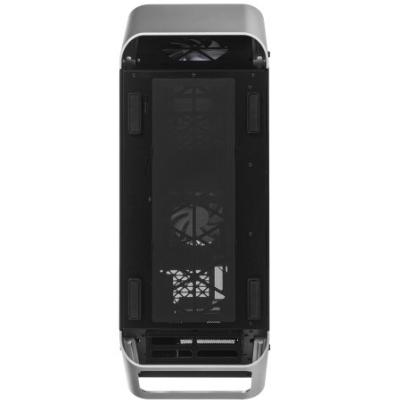 Компьютерный корпус JONSBO TR03-G Silver без БП, боковая панель из закаленного стекла, mini-ITX, micro-ATX, ATX, серебристый